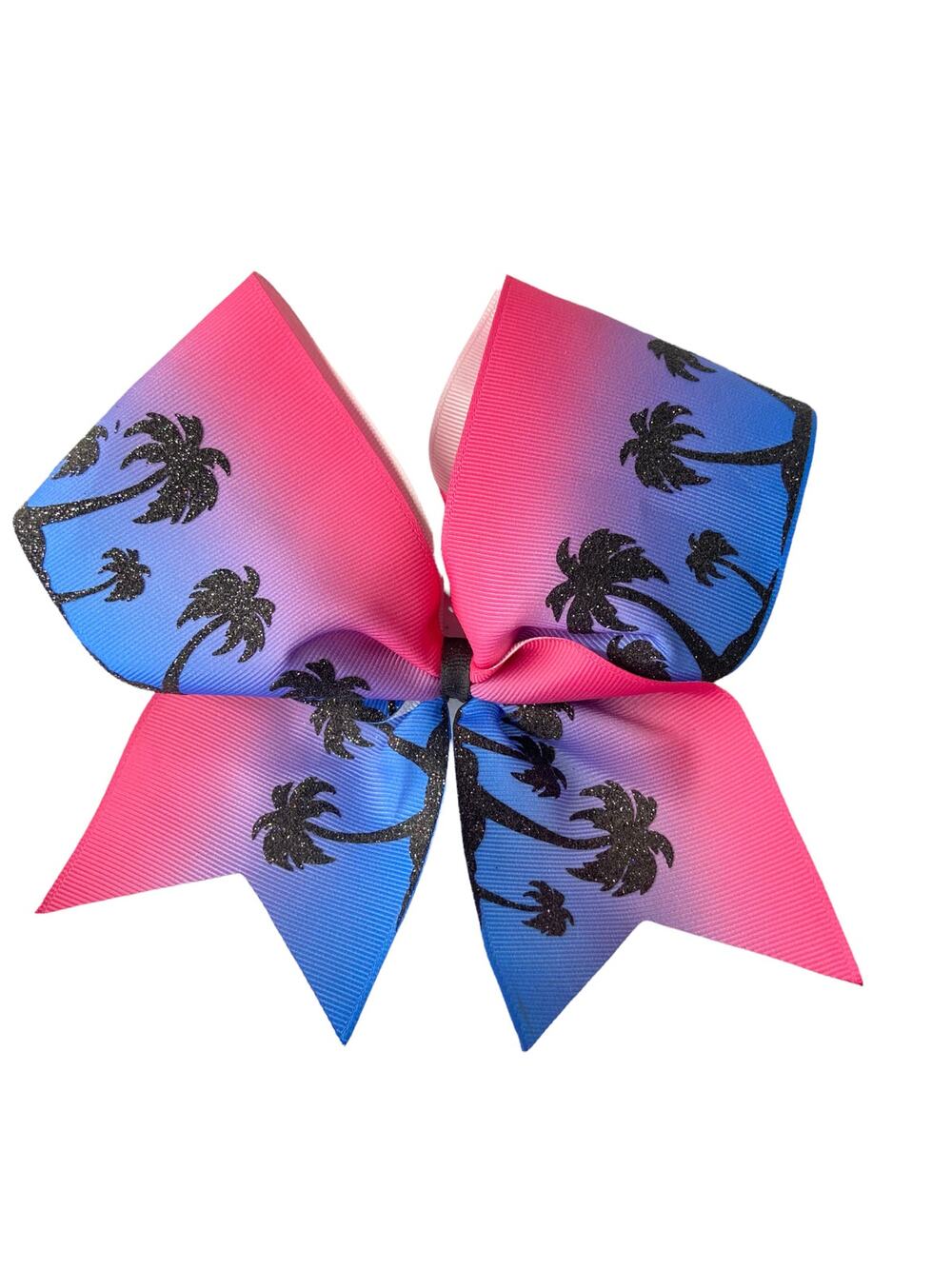 Tie Dye Palm Tree Beach Themed Bow Tie Hair Accessory Girls' Unbranded